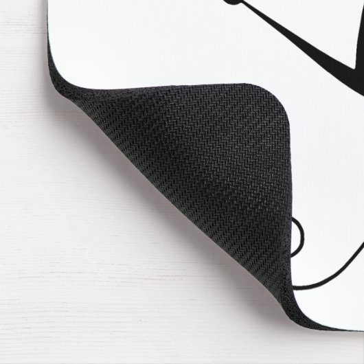 Black Whimsy Kat 10 Muismat (Hoek)