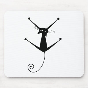 Black Whimsy Kat 10 Muismat