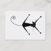Black Whimsy Kat 10 Visitekaartje (Achterkant)