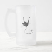 Black Whimsy Kat 1 Matglas Bierpul (Links)