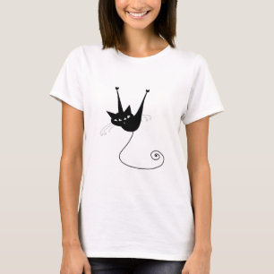 Black Whimsy Kat 1 T-shirt