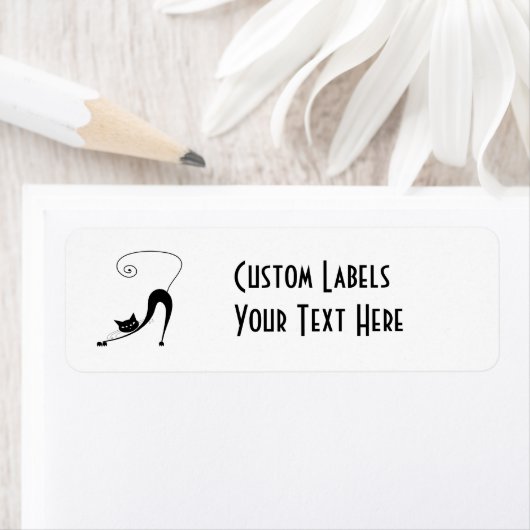 Black Whimsy Kat 2 Etiket (Insitu)