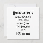 Black Whimsy Kat 2 Kaart (Achterkant)