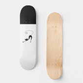 Black Whimsy Kat 2 Persoonlijk Skateboard (Voorkant)