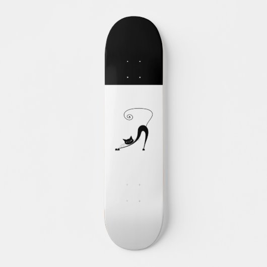 Black Whimsy Kat 2 Persoonlijk Skateboard (Voorkant)