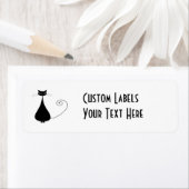 Black Whimsy Kat 4 Etiket (Insitu)