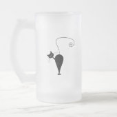 Black Whimsy Kat 5 Matglas Bierpul (Links)