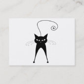 Black Whimsy Kat 6 Visitekaartje (Achterkant)