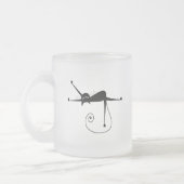 Black Whimsy Kat 7 Matglas Koffiemok (Links)