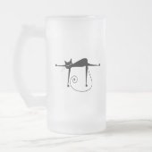 Black Whimsy Kat 8 Matglas Bierpul (Links)