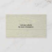 Black Whippet Dog Silhouette Faux Style Visitekaartje (Achterkant)