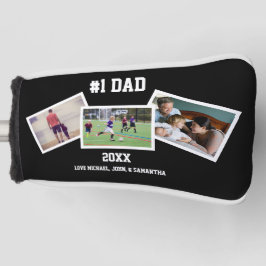 Black White 3 Photo Vaderdag Golfheadcover