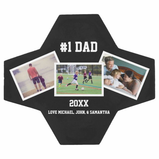 Black White 3 Photo Vaderdag Voetbal (Enkel)