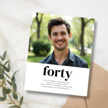 Black & White 40ste verjaardag