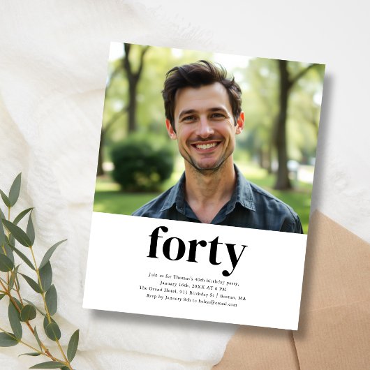 Black & White 40ste verjaardag