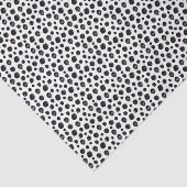 Black White Abstract Dots Collage Tissue Paper Tissuepapier (Detail)