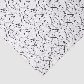 Black White Abstract Hearts Collage Tissue Paper Tissuepapier (Detail)