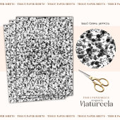 Black White Abstract Splashes Collage Tissue Paper Tissuepapier