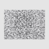 Black White Abstract Splashes Collage Tissue Paper Tissuepapier (Voorkant)