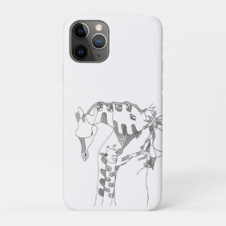 Black & white abstract stick  tapestries wood wall Case-Mate iPhone case