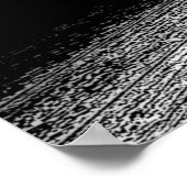 Black White Achievement Motivatie Basketball Poster (Hoek)