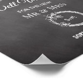 Black White Advice Well Wishes Sign Poster (Hoek)