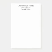 Black White advocaat bij Law Business Profile Post-it® Notes (Voorkant)