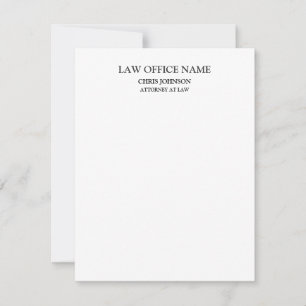 Black White advocaat bij Law Business Profile RSVP Kaartje