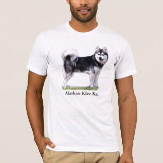 Black & White Alaskan Klee Kai T-shirt