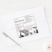 Black & White Apothecary Blackberry label (Envelop)