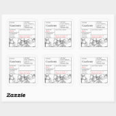 Black & White Apothecary Cranberry label (Vel)