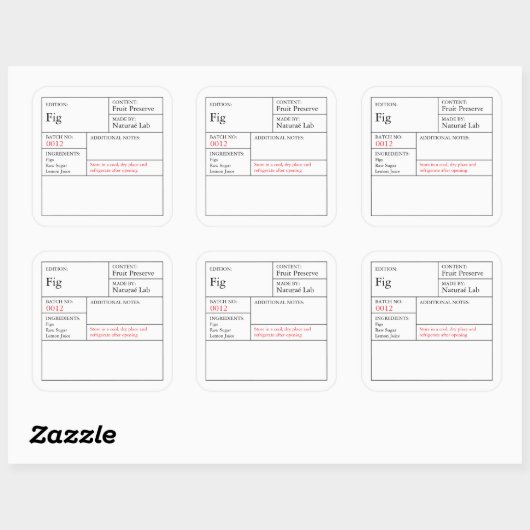 Black & White Apothecary Fig label (Vel)