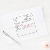 Black & White Apothecary Fig label (Envelop)