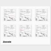 Black & White Apothecary Vanilla label (Vel)