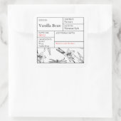 Black & White Apothecary Vanilla label (Tas)