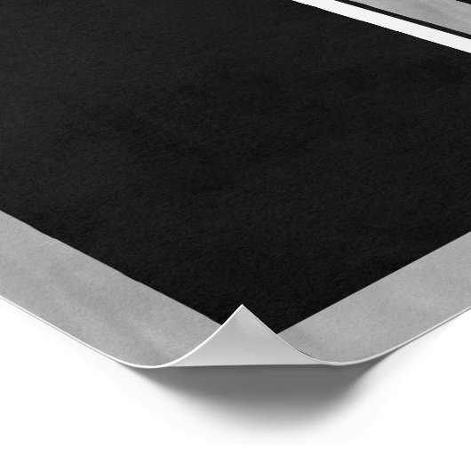 Black & White Art Deco Tapestry Poster (Hoek)