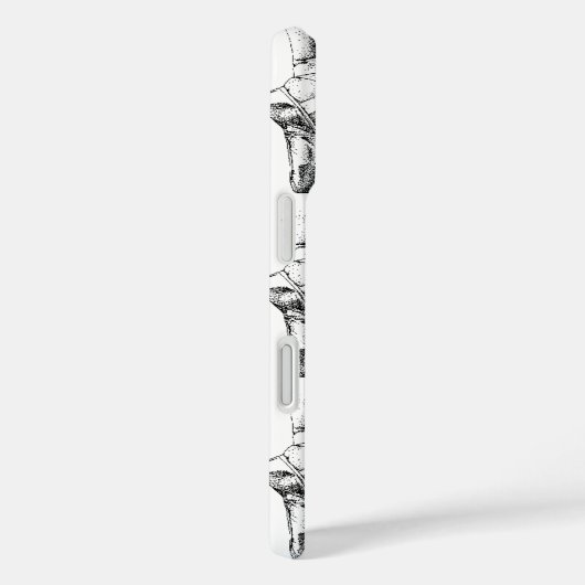 Black & White Ballet Slipper Case-Mate iPhone Case (Achterkant / Rechts)