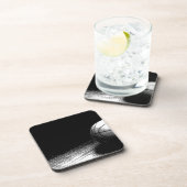 Black White Basketball Art Bier Onderzetter (Rechterzijde)