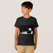 Black White Basketball Art T-shirt (Voorkant volledig)