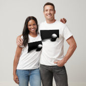 Black White Basketball Art T-shirt (Unisex)