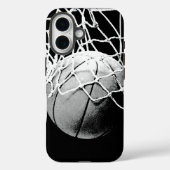 Black White Basketball Case-Mate iPhone Case (Achterkant)