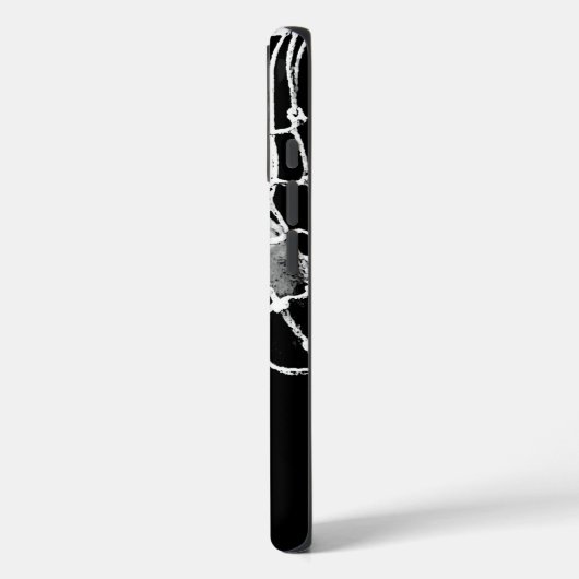 Black White Basketball Case-Mate iPhone Case (Achterkant / Links)