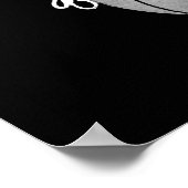 Black White Basketball Print Poster (Hoek)