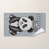 Black & White Beauty Panda Dromen Bad Handdoek (Handdoek)