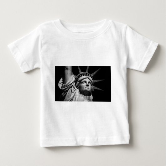Black White beeld van Liberty New York (Voorkant)