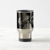 Black White beeld van Liberty New York Reisbeker (Center)