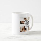 Black White Best mam Ever Custom Photo Afbeelding Koffiemok (Voorkant rechts)