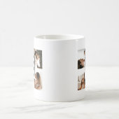 Black White Best mam Ever Custom Photo Afbeelding Koffiemok (Center)