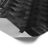 Black & White Big Ben Art-fotografie Poster (Hoek)