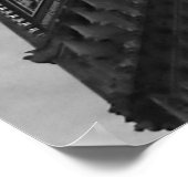 Black & White Big Ben Art-fotografie Poster (Hoek)